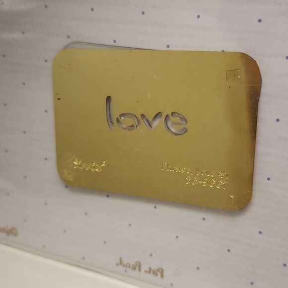 Sizzix Embossing Folder Phrase Love #1 38-9667 - Picture 2 of 3